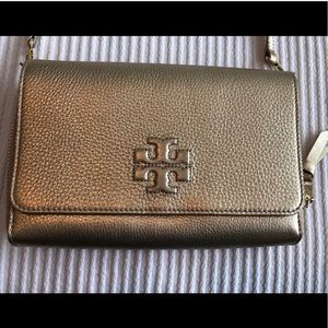 Gold Tory Burch crossbody